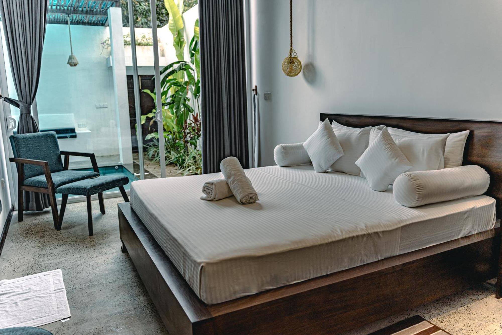 Private Pool Cabanas Ac - Angam Villas Hikkaduwa Exteriér fotografie